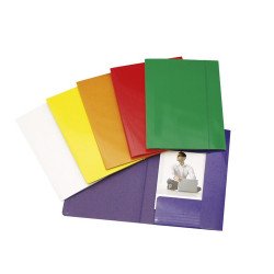 Gumis mappa A4, 600g. FC karton Glossy zöld Gumis mappa Egyéb