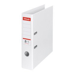 Iratrendező A4, 7,5cm, PP élvédő sínnel, Esselte Standard Vivida fehér Iratrendező Esselte