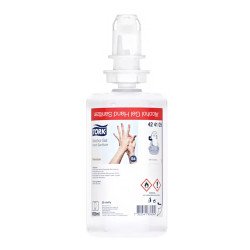Kéz- és bőrfertőtlenítő gél 1 liter alkoholos S4 Tork_424105 Kézfertőtlenítő gél TORK