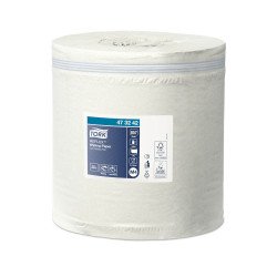 Kéztörlő 1 rétegű tekercses átmérő: 19,5 cm 857 lap/300 m/tekercs 6 tekercs/karton Reflex midi M4 Tork_473242 fehér Papírtörlők TORK