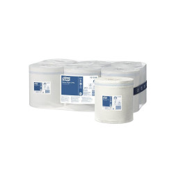 Kéztörlő 2 rétegű tekercses átmérő: 16,2 cm 121,5 m/tekercs 6 tekercs/karton M2 Universal Tork_121208 fehér Papírtörlők TORK