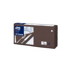 Szalvéta 2 rétegű 1/4 hajtás lapméret: 32,8 x 32,5 cm 200 lap/csomag Lunch Tork_477208 barna Szalvéták TORK