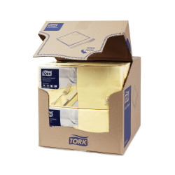 Szalvéta 3 rétegű 1/4 hajtás lapméret: 32,8 x 32,5 cm 150 lap/csomag Pezsgő Tork_477868 Szalvéták TORK