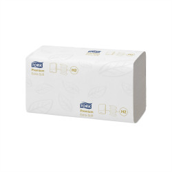 Kéztörlő 2 rétegű Interfold hajtogatású 100 lap/csomag 21 cs/karton Extra Soft Xpress® Multifold H2 Tork_100297 fehér Papírtörlők TORK