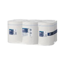 Kéztörlő 2 rétegű tekercses átmérő: 19 cm 6 tekercs/karton Plus M2 Advanced Tork_101250 fehér Papírtörlők TORK