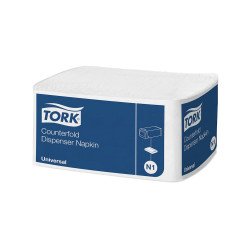 Szalvéta adagolóba 300 szál/csomag 24 csomag/karton N1 Counterfold Tork_10935 fehér Szalvéták TORK