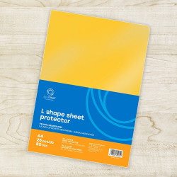 Genotherm `L` A4, 80 micron sárga 25 db/csomag, Bluering®, L genotherm Bluering