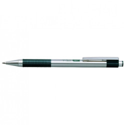 Golyóstoll 0,7mm, zöld test, Zebra F-301, írásszín kék Golyóstoll Zebra