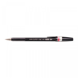 Golyóstoll 0,5mm, kupakos, H-8000 Zebra, írásszín fekete Golyóstoll Zebra