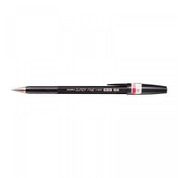 Golyóstoll 0,5mm, kupakos, H-8000 Zebra, írásszín fekete Golyóstoll Zebra