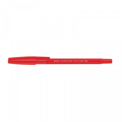 Golyóstoll 0,5mm, kupakos, H-8000 Zebra, írásszín piros Golyóstoll Zebra