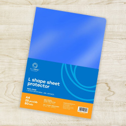 Genotherm `L` A4, 80 micron kék 25 db/csomag, Bluering®, L genotherm Bluering