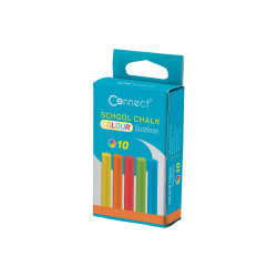 Táblakréta kerek pormentes 10 db/doboz, Connect vegyes színek Kréta Connect
