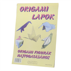 Origami papír A4, 20 lapos Iskolai készségfejlesztő Civis