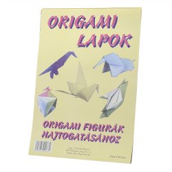 Origami papír A4, 20 lapos Iskolai készségfejlesztő Civis