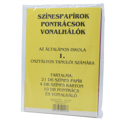 Színes papírok, pontrácsok 1.o. Iskolai készségfejlesztő Civis