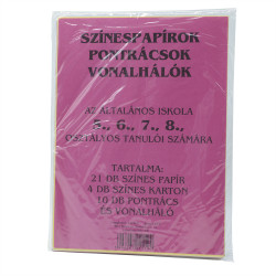 Színes papírok, pontrácsok 5-8.o. Iskolai készségfejlesztő Civis