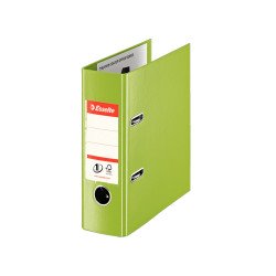 Iratrendező A4, 7,5cm, PP élvédő sínnel, Esselte Standard Vivida világoszöld Iratrendező Esselte