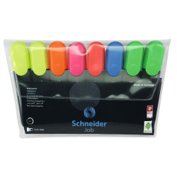 Szövegkiemelő készlet 1-5mm, Schneider Job 150 6+2 szín Szövegkiemelő Schneider