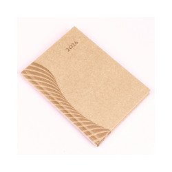 Határidőnapló Amigo A/5, napi fehér lapokkal drapp Realsystem 2026. Határidőnapló Realsystem