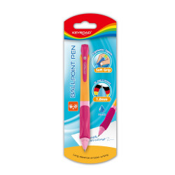 Golyóstoll 1 mm vegyes színű test Keyroad kék Golyóstoll Keyroad