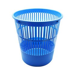 Papírkosár 16l, műanyag rácsos 315x305mm, Bluering® kék Papírkosár, szemetes Bluering