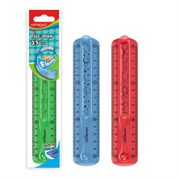 Vonalzó 15 cm, flexibilis Keyroad Flex Draw vegyes színek Vonalzó, szögmérő Keyroad