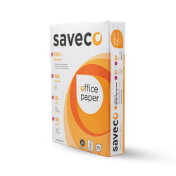 Másolópapír A4, 80g, újrahasznosított ISO 70 fehérségű Saveco Orange Label 500ív/csomag Másolópapír újrahasznosított Saveco