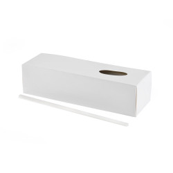 Iratsín 8mm, 100 db/doboz, Bluering® fehér Kötészeti kellék Bluering