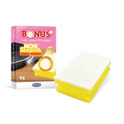 Mosogatószivacs karcmentes Bonus+ B026 Szivacsok, kendők, súrolók Bonus