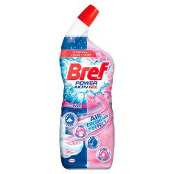 WC tisztító gél 700 ml Bref Power Aktiv Flower Toalett tisztító, WC illatosító Bref