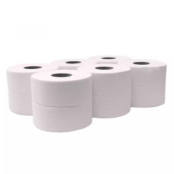 Toalettpapír 2 rétegű közületi átmérő: 26 cm 6 tekercs/karton Millena fehérített Toalettpapírok Millena