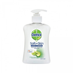 Kézmosó gél pumpás 250 ml Dettol Hidratáló Aloe Vera & Milk Protein Fertőtlenítő tisztítószer és adalék Dettol
