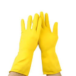 Gumikesztyű M háztartási Safety First sárga Háztartási kesztyű Egyéb