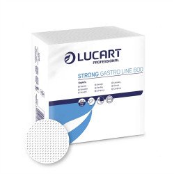 Szalvéta éttermi 1 rétegű 600 lapos hófehér Strong Gastro Line Lucart_832334 Szalvéták Lucart