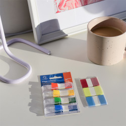 Jelölőcímke 25x38mm, 3x22lap, műanyag 3szín Bluering® Jelölőcímke Bluering