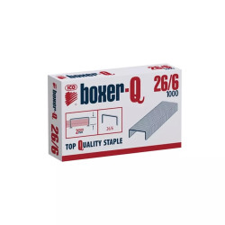 Tűzőkapocs 26/6 dobozos Boxer -Q Kapocs és adagoló Boxer