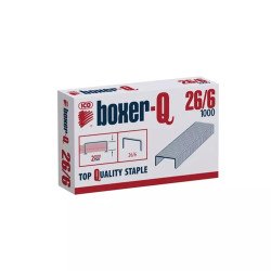 Tűzőkapocs 26/6 dobozos Boxer -Q Kapocs és adagoló Boxer