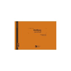 Autóbusz menetlevél A4, 50x2lapos fekvő D.GEPJ.42 Nyilvántartás Egyéb