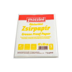 Zsírpapír íves 40 x 60 cm 5 ív/csomag Mazzini Csomagolópapír Mazzini