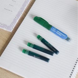 Utántöltő patron cserélhető betétes táblamarkerhez Bluering zöld Táblamarker Bluering