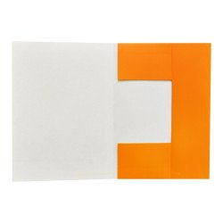 Iratgyűjtő, táblázatos pólyás dosszié A4, 230g. karton Bluering® narancssárga Pólyás dosszié Bluering