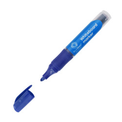 Táblamarker 3mm, kerek, cserélhető betétes, Bluering kék Táblamarker Bluering