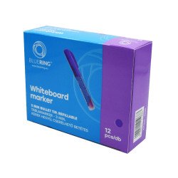 Táblamarker 3mm, kerek, cserélhető betétes, Bluering kék Táblamarker Bluering