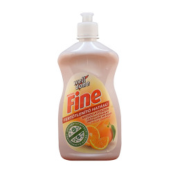 Mosogatószer 500 ml fertőtlenítő hatással Well Done narancs Kézi mosogatás Well Done