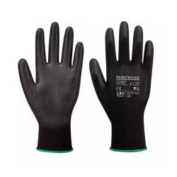 Kesztyű precíziós PU mártott tenyérrel S-es méret A120 Portwest fekete Védőkesztyű Egyéb