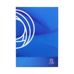 Beírókönyv A4, 96lap, keményfedeles, egyszínű, Bluering vonalas Karton beíró Bluering