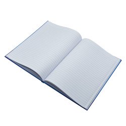 Beírókönyv A4, 96lap, keményfedeles, egyszínű, Bluering vonalas Karton beíró Bluering