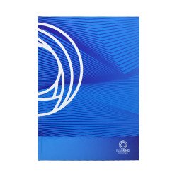 Beírókönyv A4, 96lap, keményfedeles, egyszínű, Bluering vonalas Karton beíró Bluering