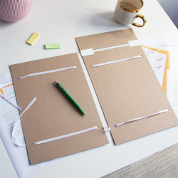 Szalagos irományfedél A4, 650g. 80cm szalaggal Bluering® Szalagos irományfedél Bluering